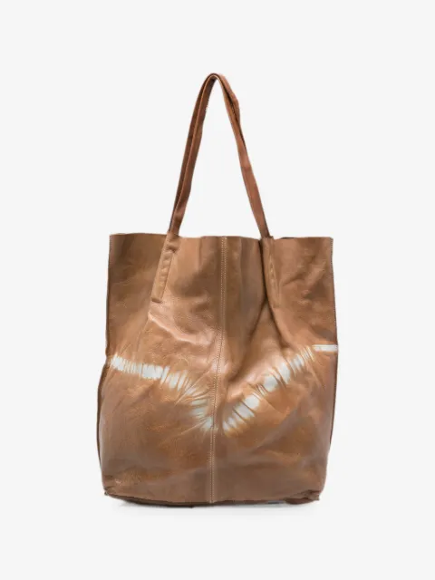 SOMMET Nara Tie-Dye leather shoulder bag
