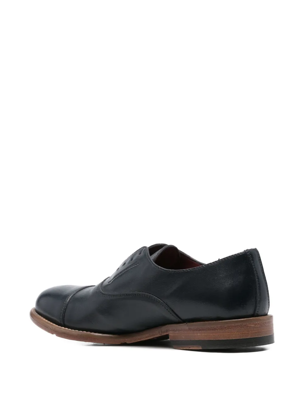 SOMMET Oxford schoenen met bewerkte neus Blauw