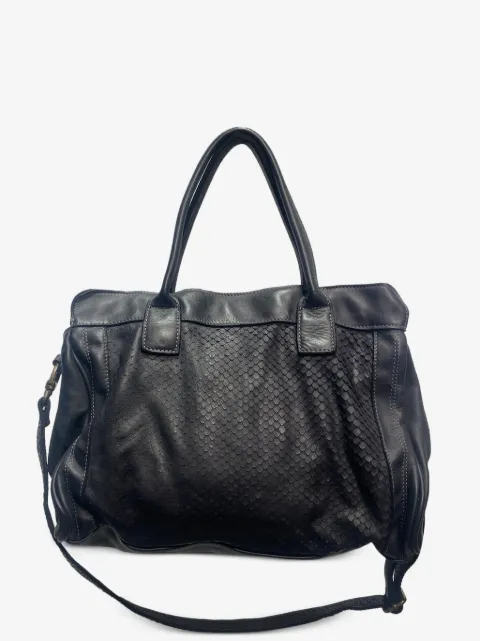 SOMMET Kael Cobra snake-effect leather shoulder bag
