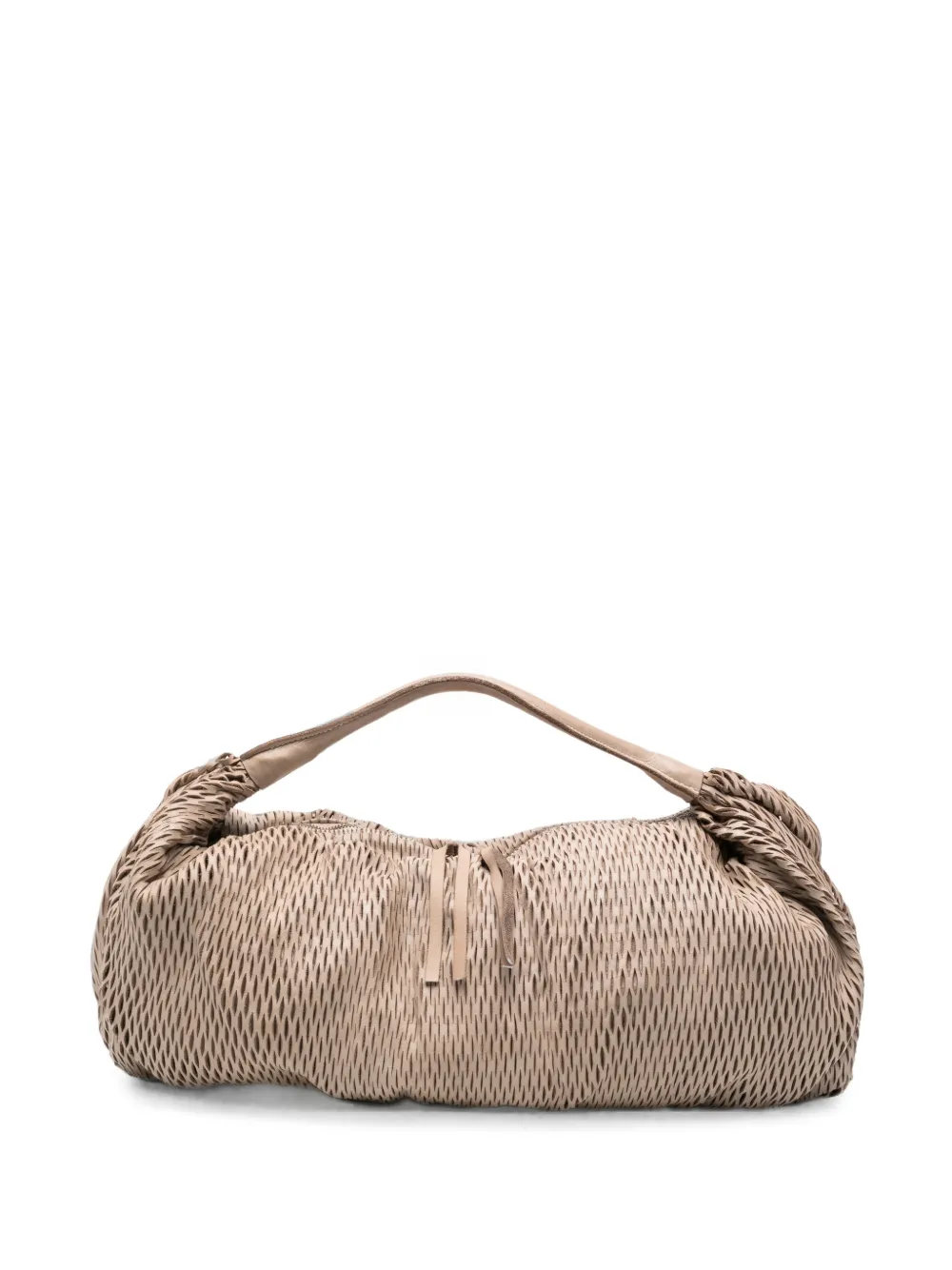 SOMMET Aura Rete perforated shoulder bag - Toni neutri