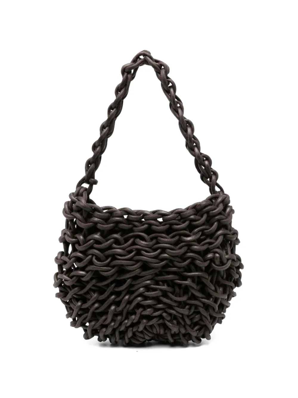 Alienina Gewebter Alice Tote Bag In Braun