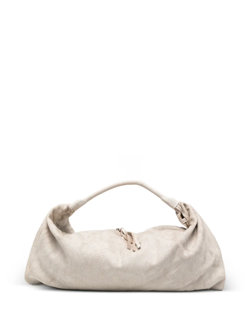 SOMMET Aura Petalino leather shoulder bag - Neutrals