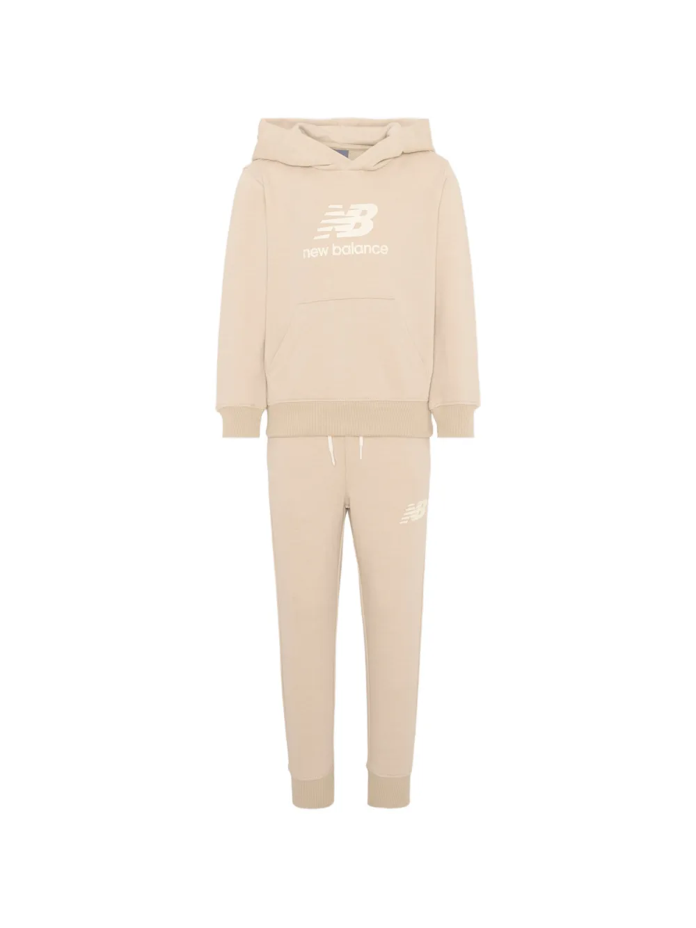 New Balance Kids logo-print tracksuit - Toni neutri