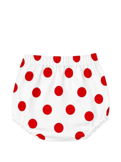 Cucu Lab Romeo polka-dot lace-trim shorts