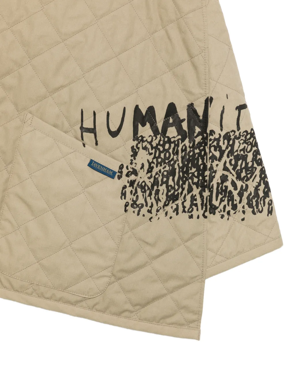 Comme Des Garçons Shirt Asymmetrische bodywarmer Beige
