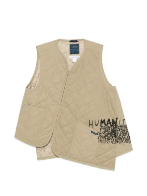 Black Comme Des Garçons パネル ベスト | ブルー | FARFETCH JP