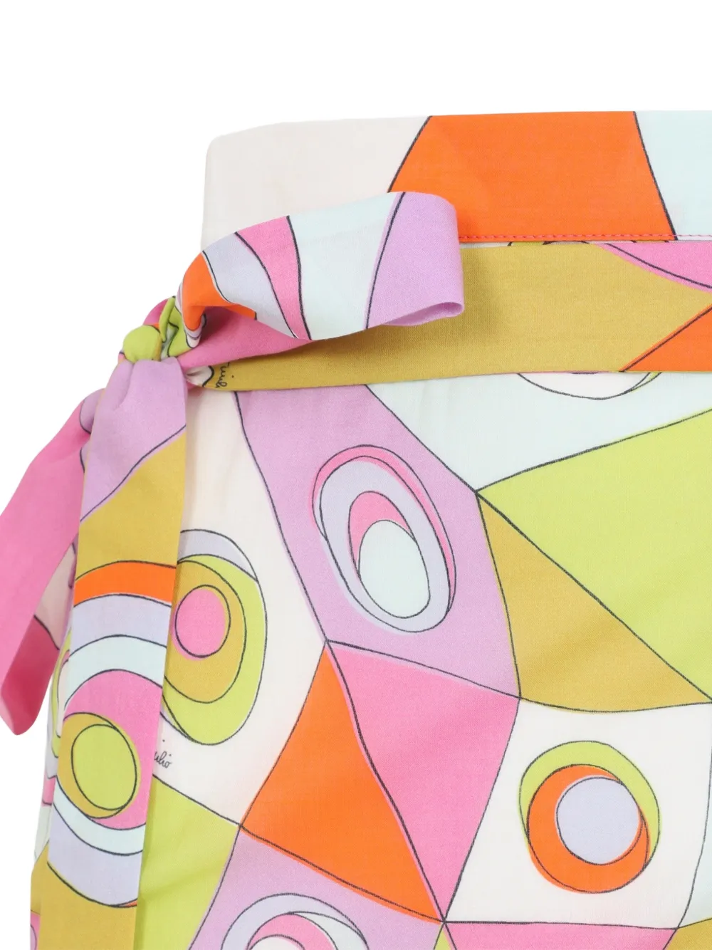 PUCCI Rok met Occhi-print Roze