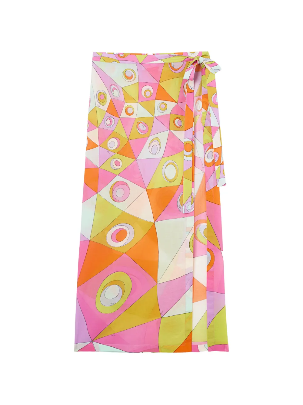 PUCCI Occhi print cotton sarong skirt