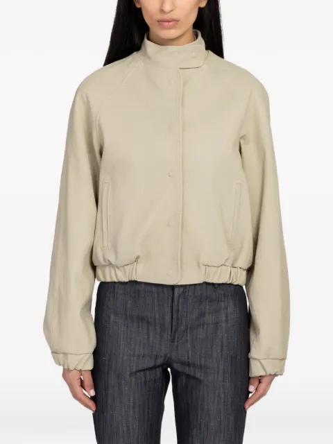 Paloma Wool Raim elasticated-waist leather jacket