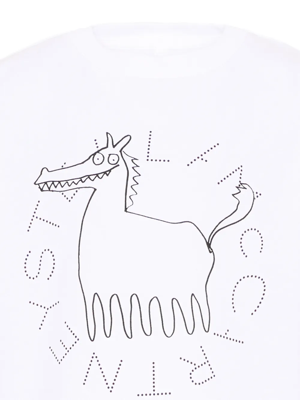 Stella McCartney Kids T-shirt met print Wit
