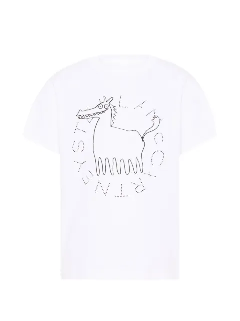 Stella McCartney Kids T-shirt a maniche corte con stampa grafica