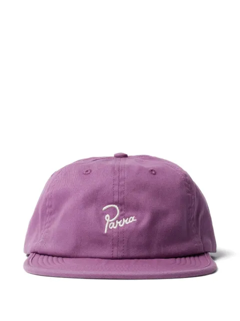 BY PARRA Signature 6 logo-embroidered cotton panel hat