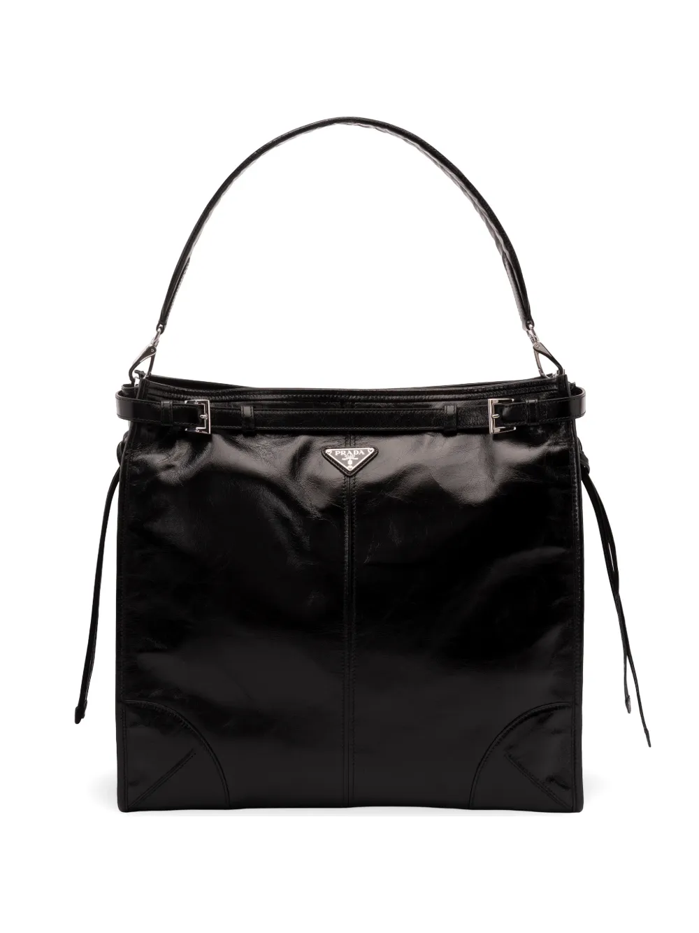 Prada Bonnie leather tote bag - Schwarz