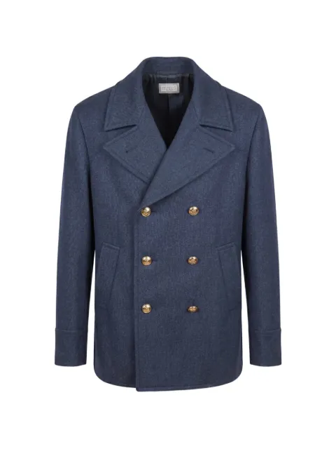 Brunello Cucinelli double-breasted wool jacket