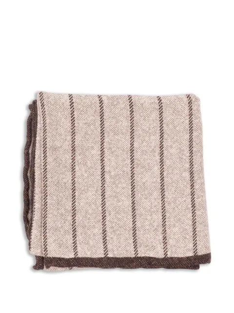 Brunello Cucinelli striped silk pocket square