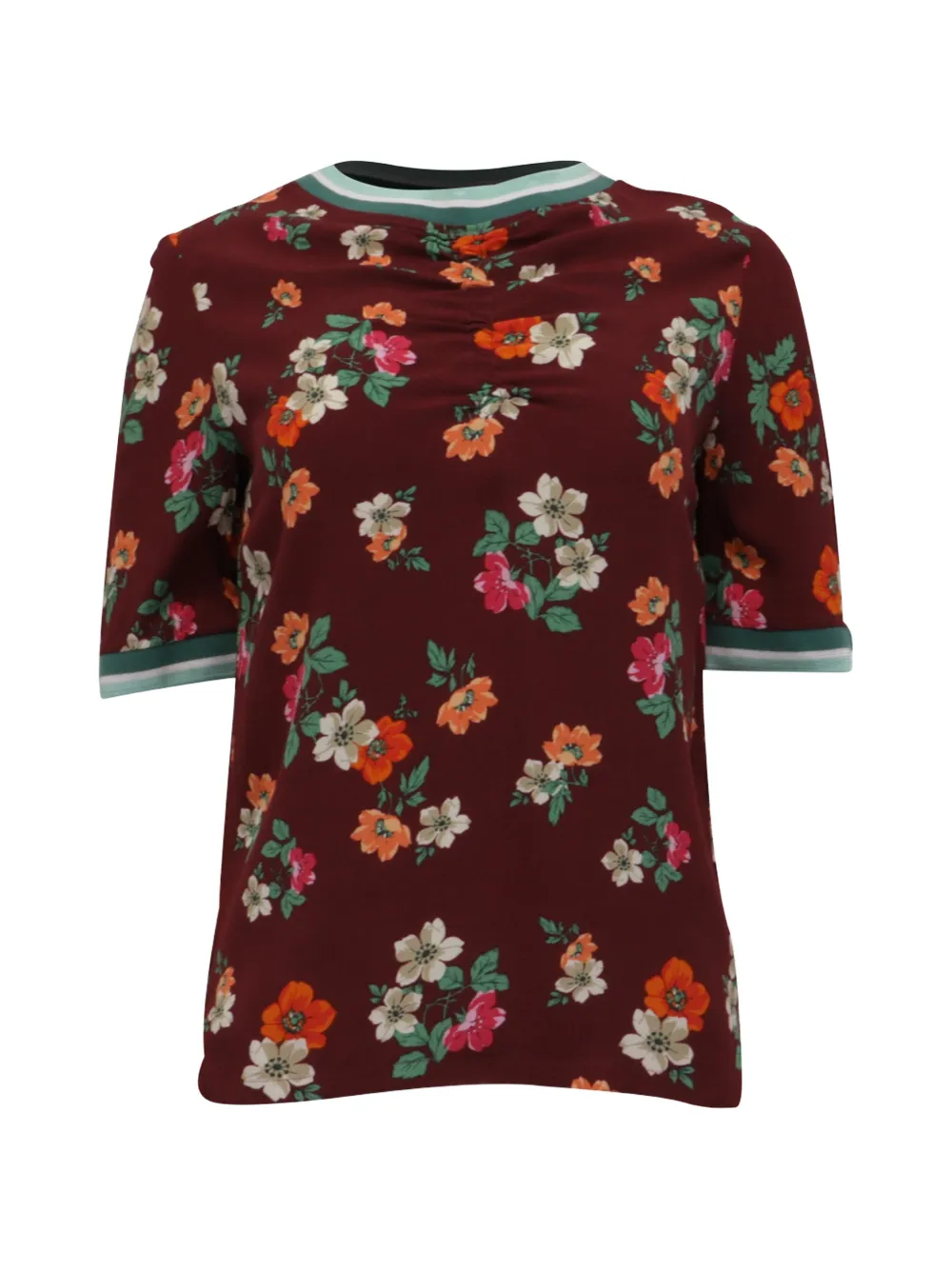 Maje Liatis floral-print top - Rosso