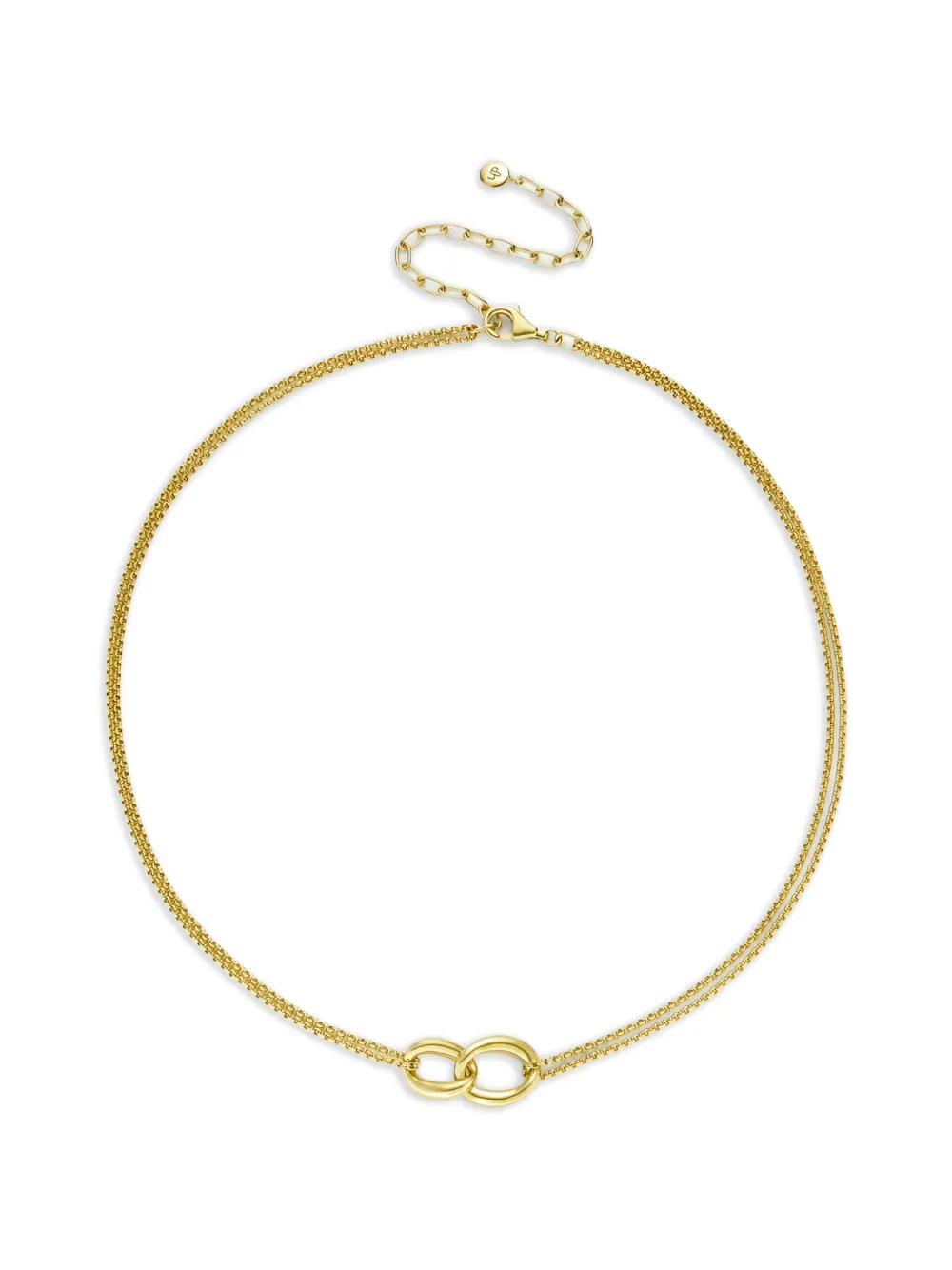 Dinny Hall Wave double-link necklace