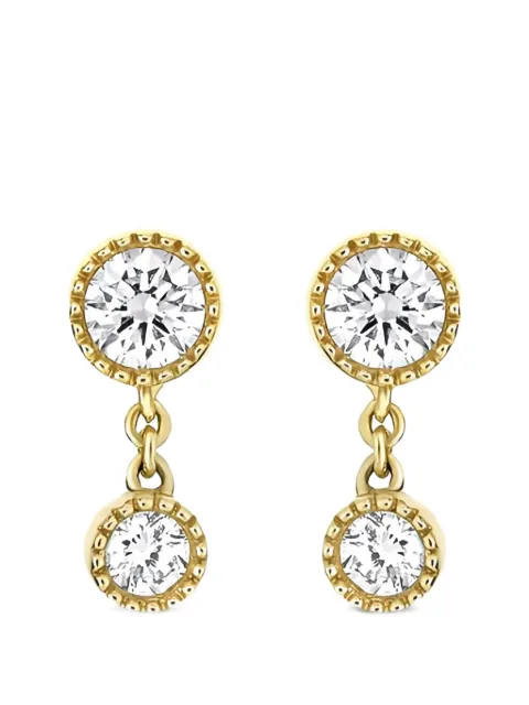 Dinny Hall double diamond drop earrings