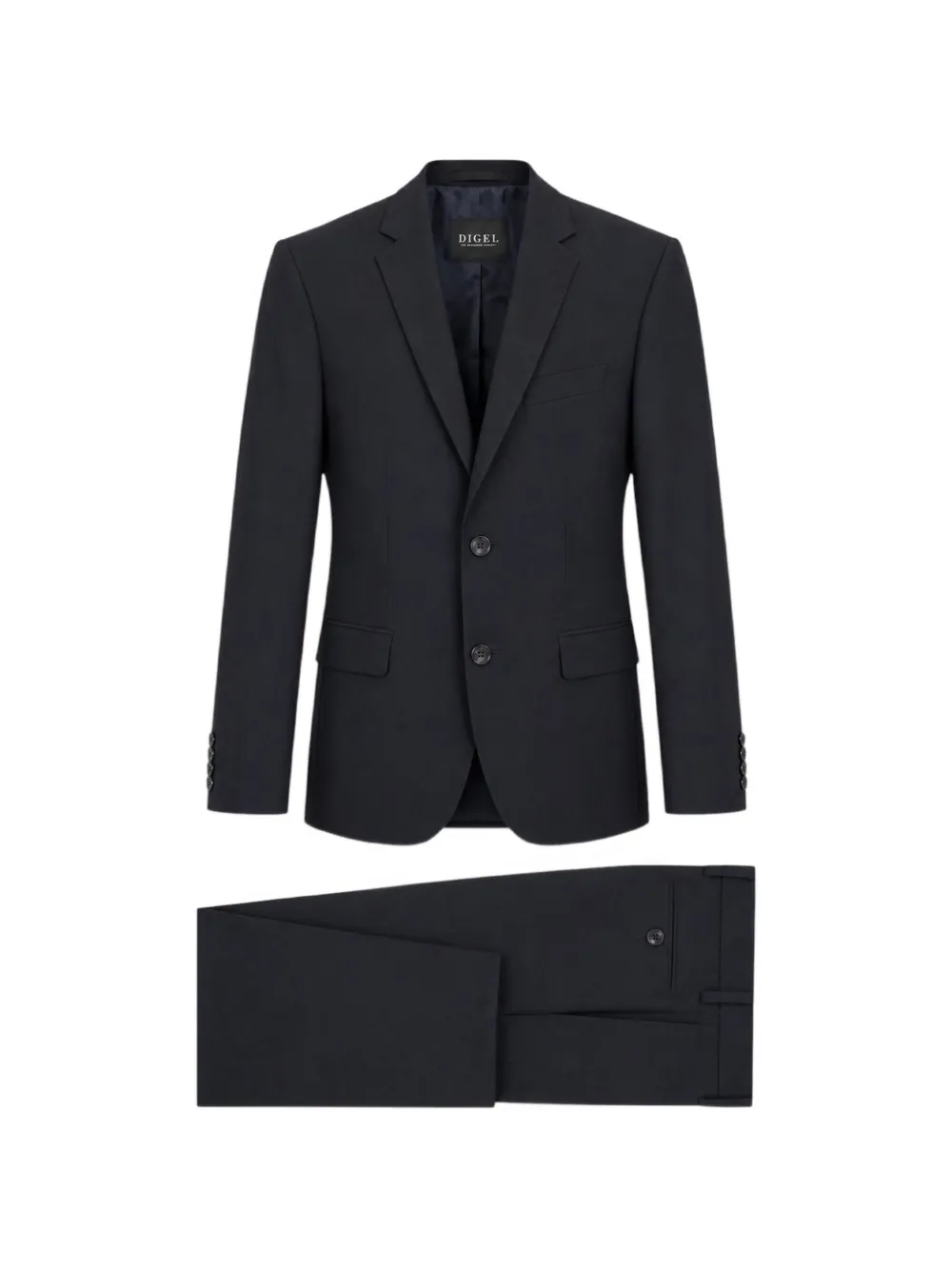 Digel single-breasted notched-lapel suit - Blu