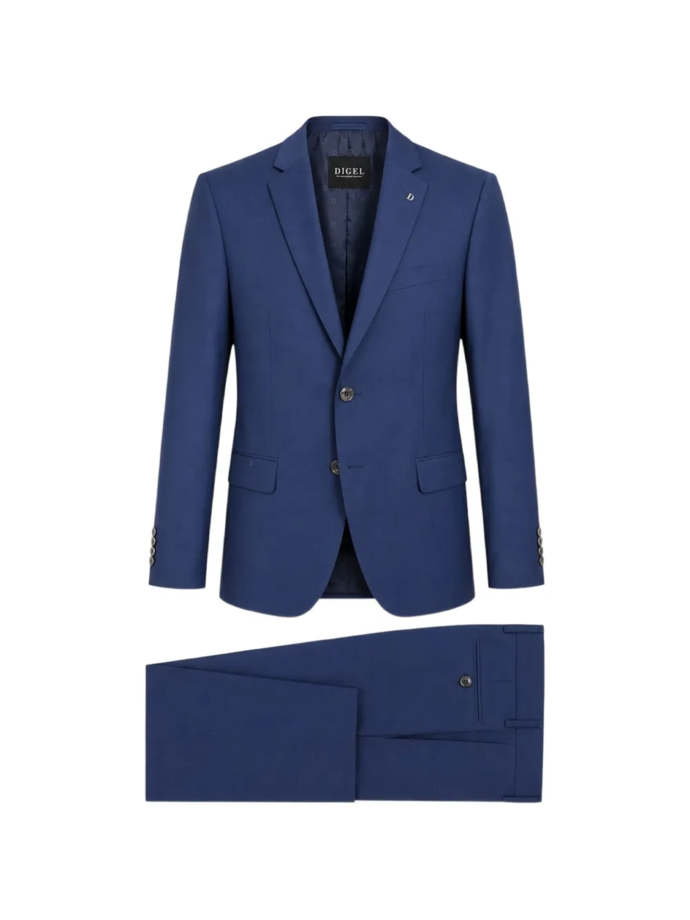 Digel single-breasted notch-lapel suit - Blu