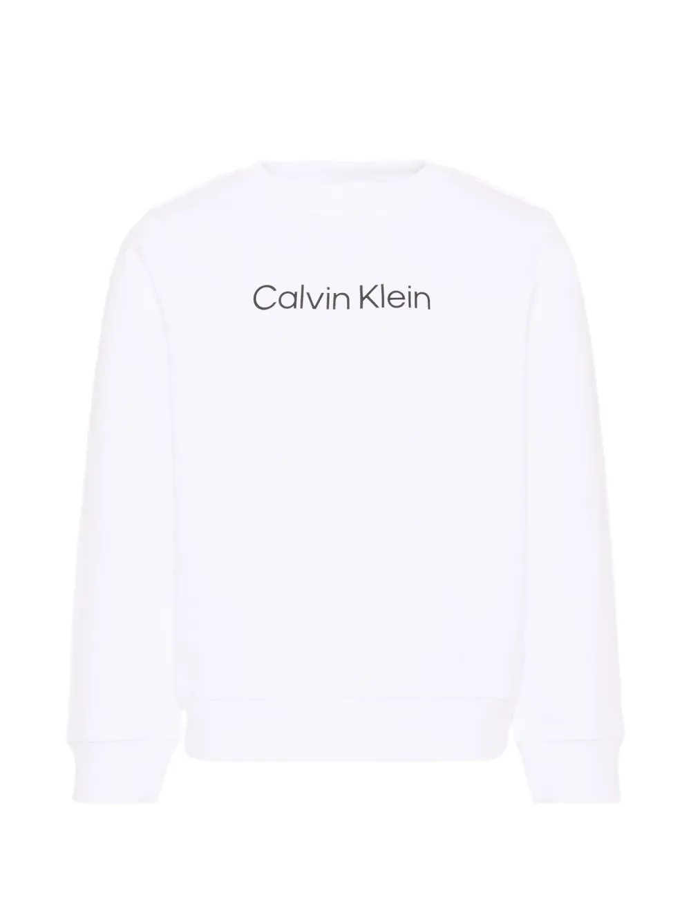Calvin Klein Kids logo-print sweatshirt - Bianco
