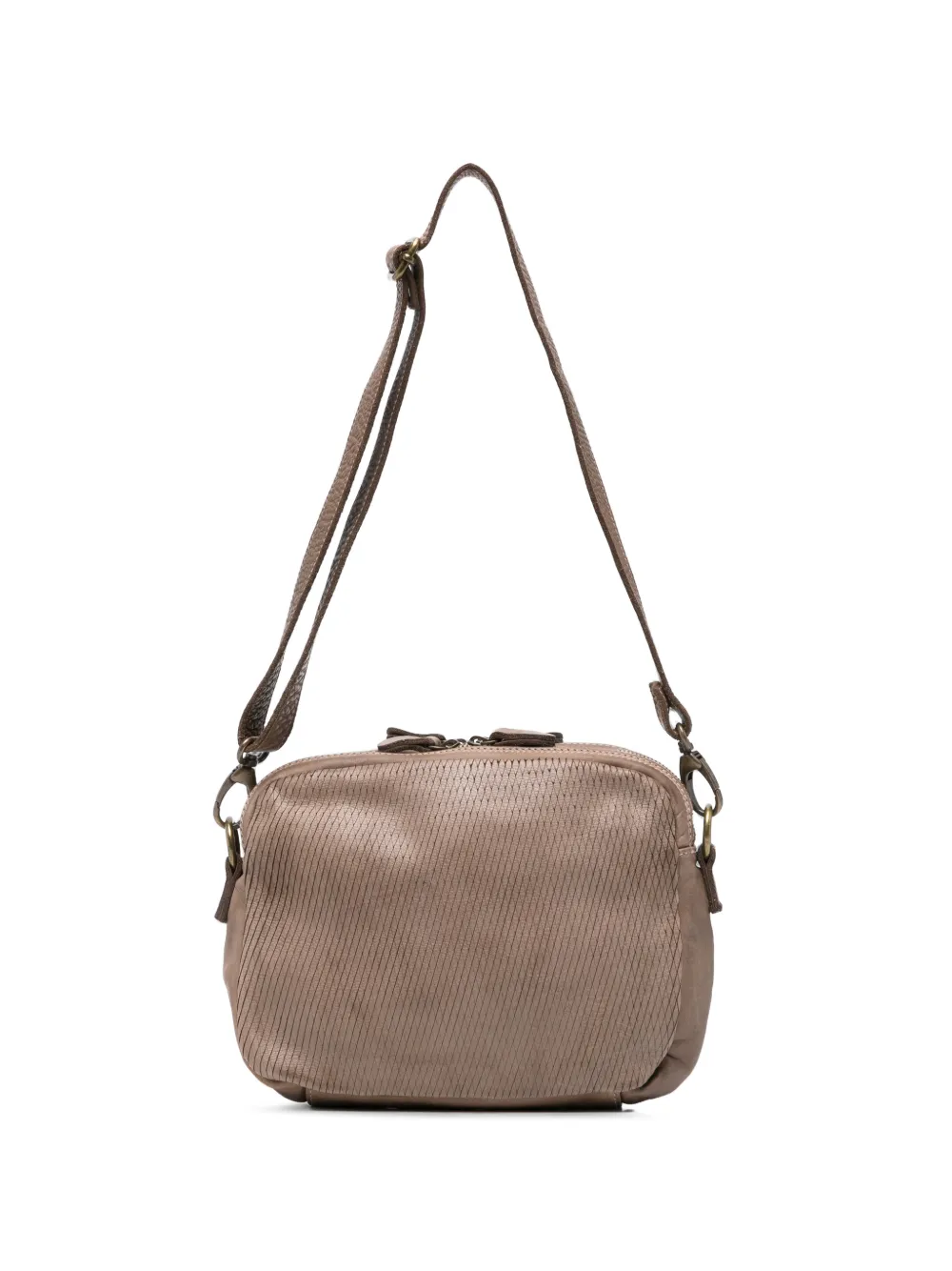 SOMMET Arlo Petalino leather shoulder bag - Toni neutri
