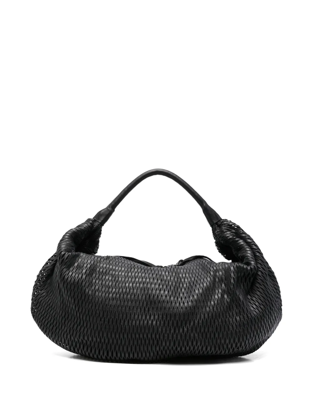 SOMMET Aura Rete laser-cut shoulder bag - Nero