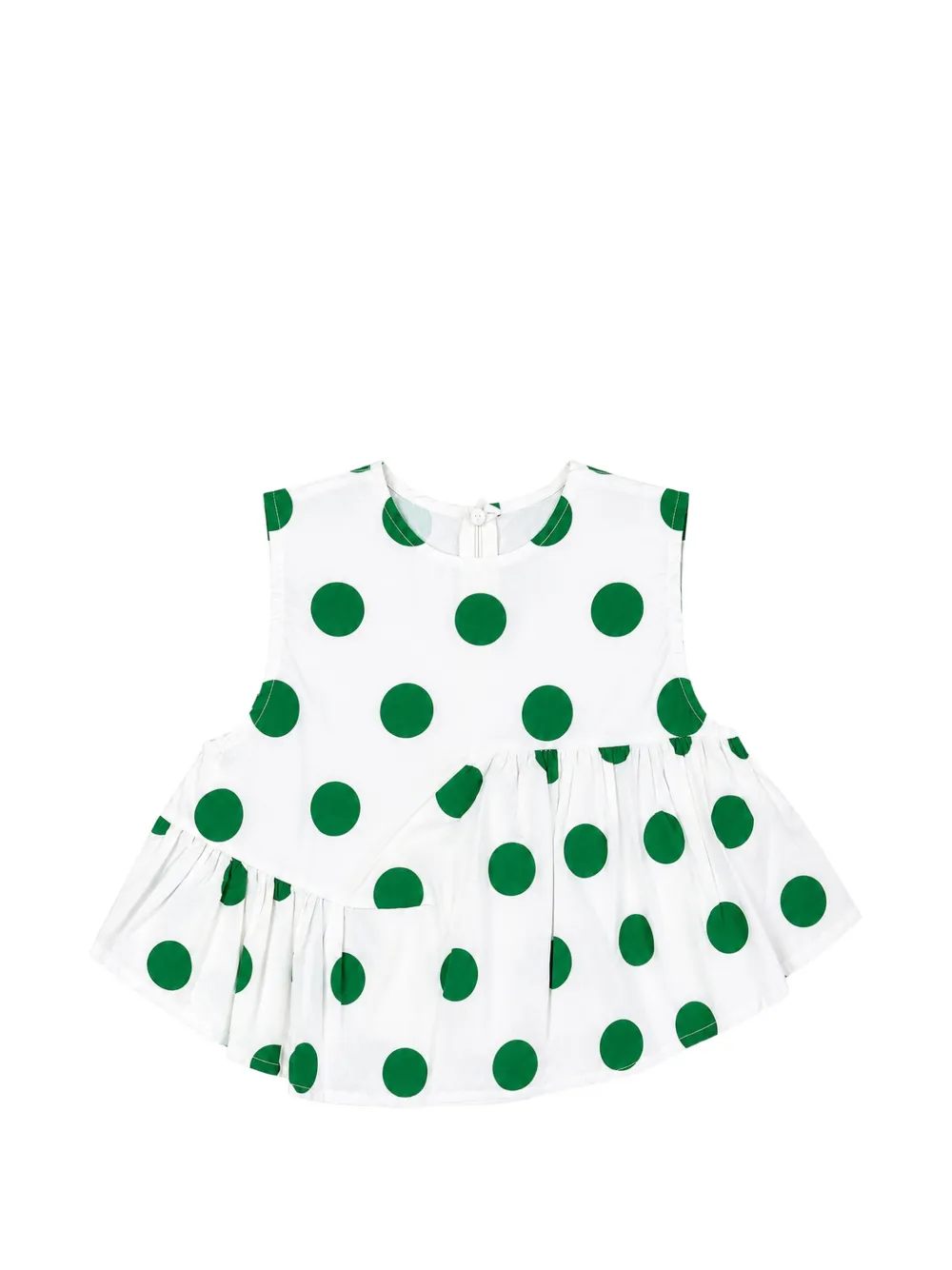 Cucu Lab Sabrina Summer polka-dot blouse - Bianco