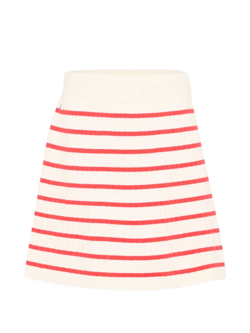 Tommy Hilfiger Junior striped ribbed-knit skirt - Toni neutri