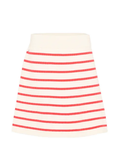 Tommy Hilfiger Junior falda de canalé a rayas