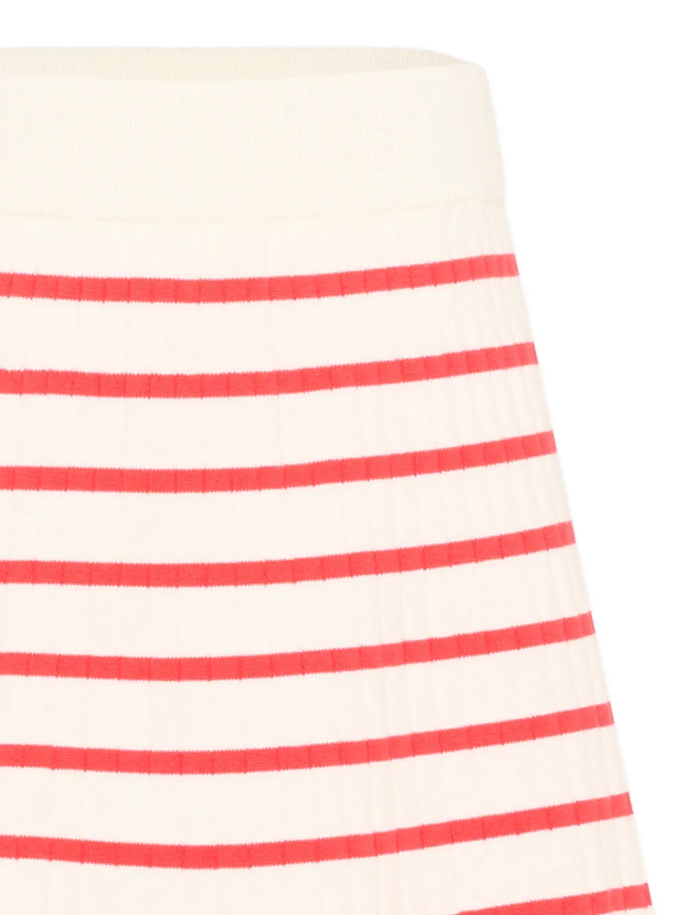 Tommy Hilfiger Junior Ribgebreide rok Beige