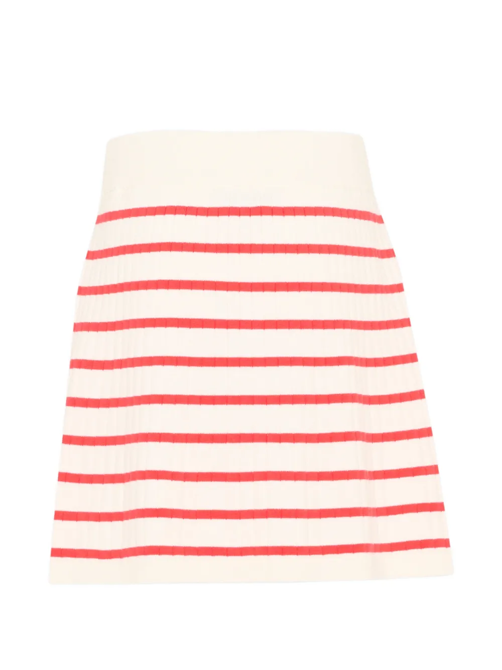 Tommy Hilfiger Junior Ribgebreide rok Beige