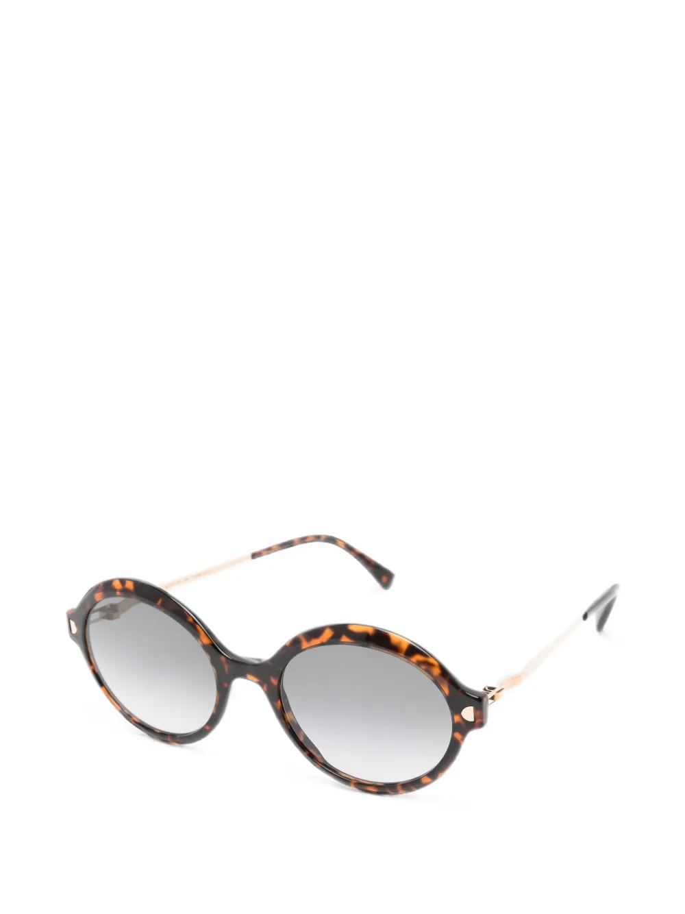 Mykita Noomi zonnebril met rond montuur Bruin