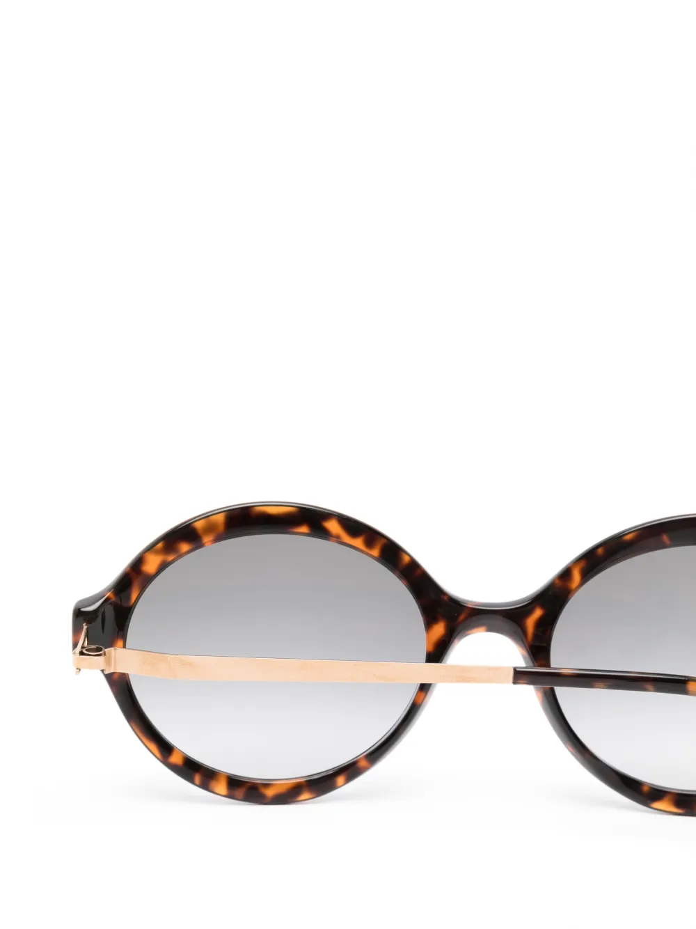 Mykita Noomi zonnebril met rond montuur Bruin