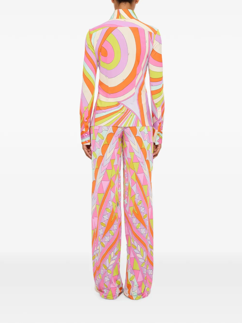 PUCCI Broek met print Roze