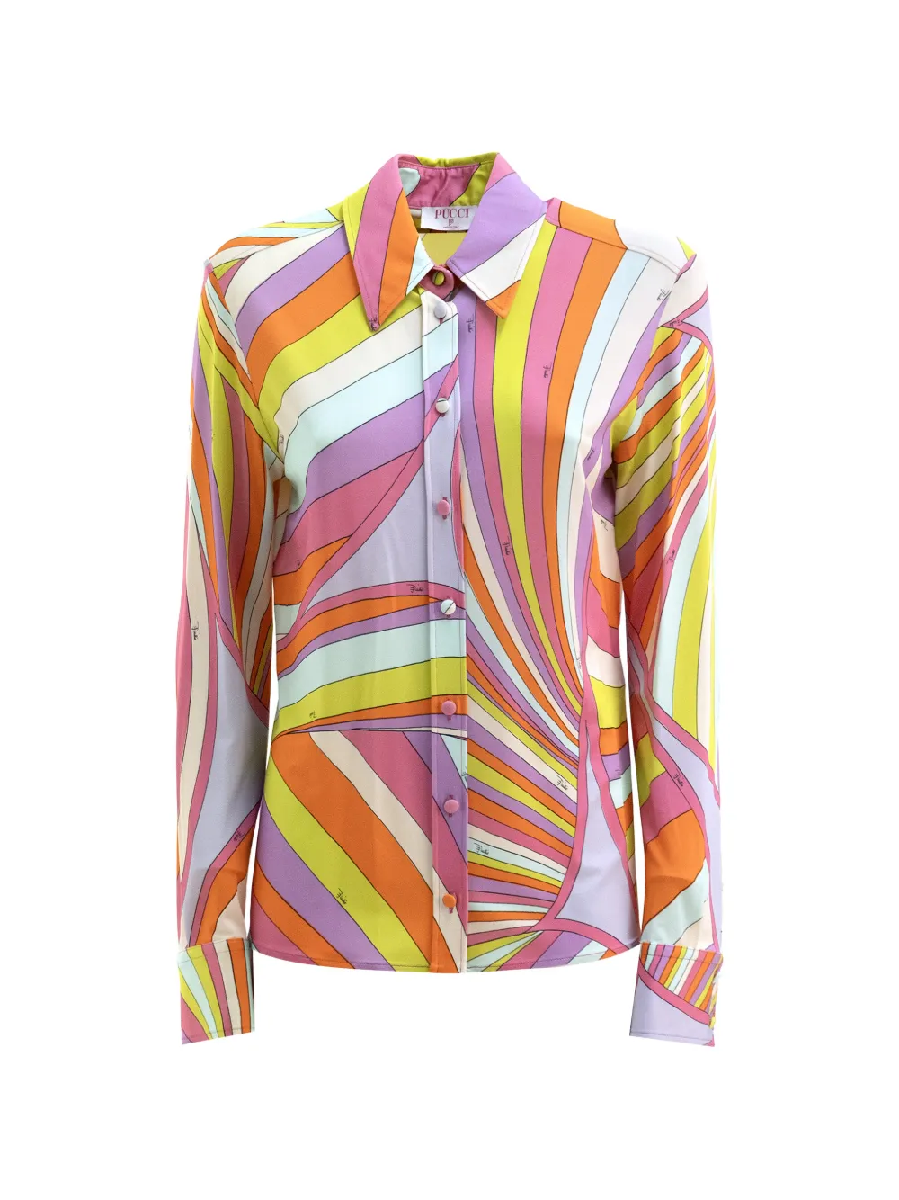 PUCCI Hemd mit Iride-Print - Rosa