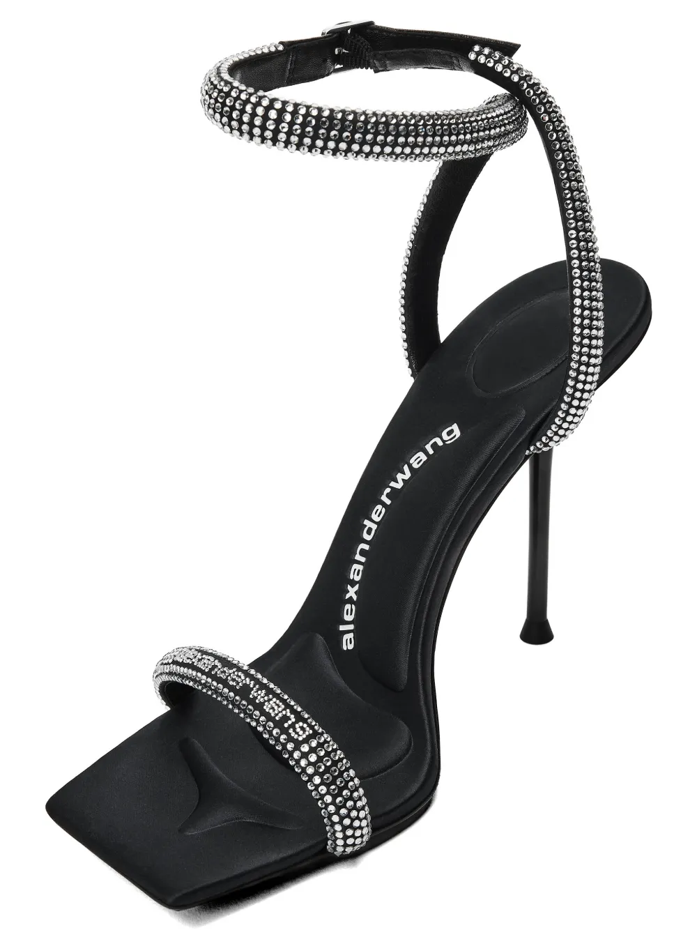 Alexander Wang Julie crystal-embellished sandals Zwart