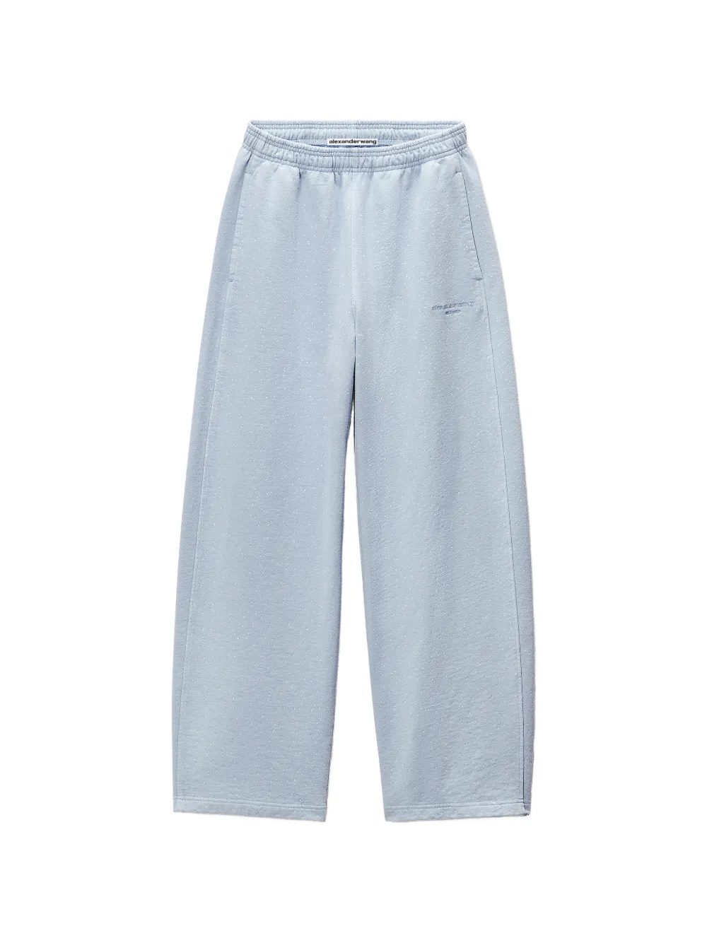 Alexander Wang crystal-embellished track pants - Blu