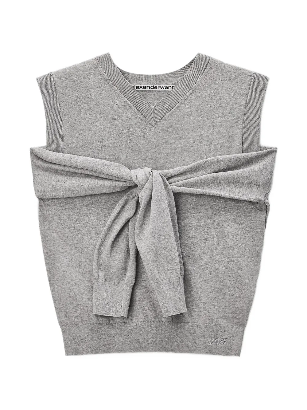 Alexander Wang Trui met gelaagd effect en uitgesneden details Grijs