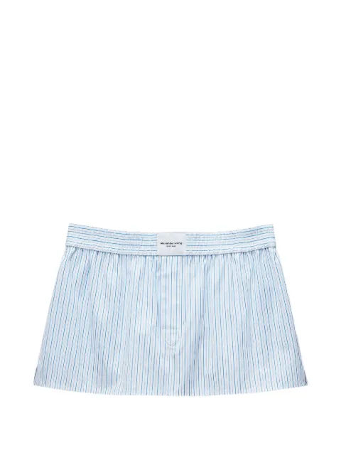 Alexander Wang striped Boxer skort