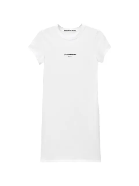 Alexander Wang logo-print mini dress