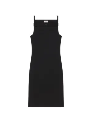 calvin klein strappy ribbed midi dress Calvin Klein Strappy Ribbed Midi Dress