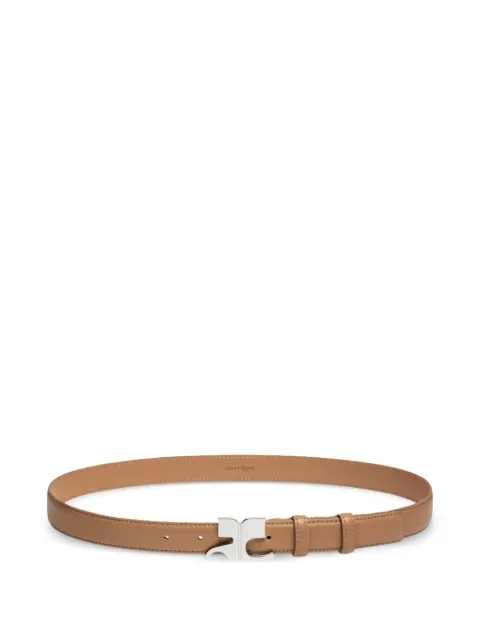 Courrèges AC logo-plaque belt