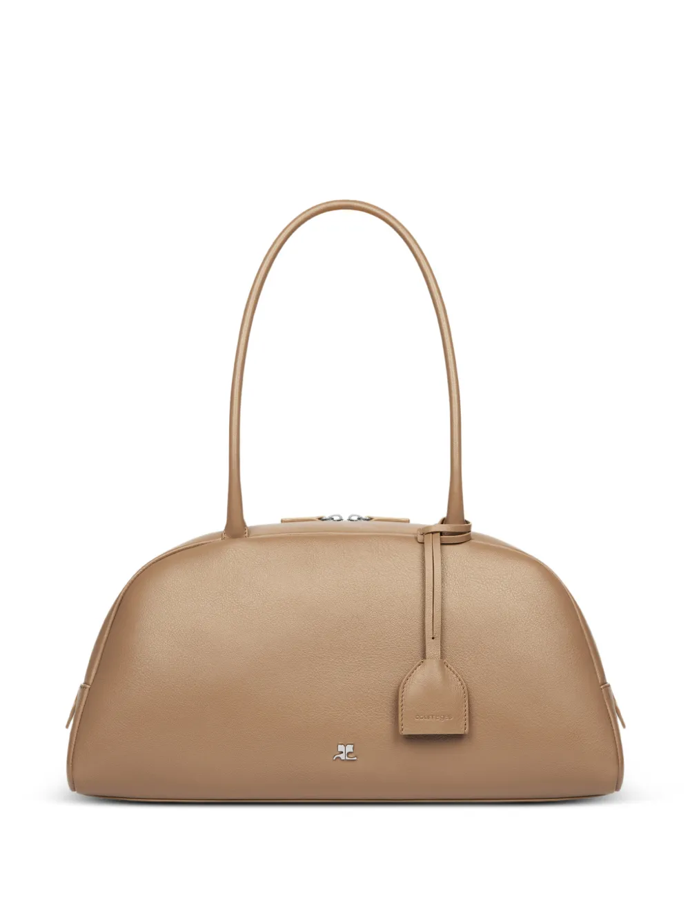 Courrèges Monday leather shoulder bag - Neutrals