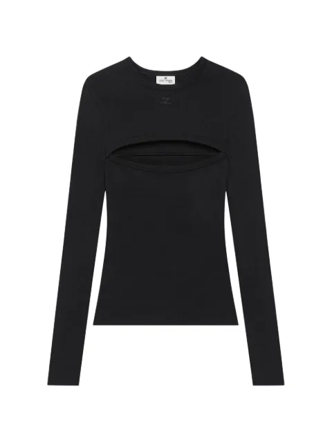 Courrèges camiseta Slash de manga larga