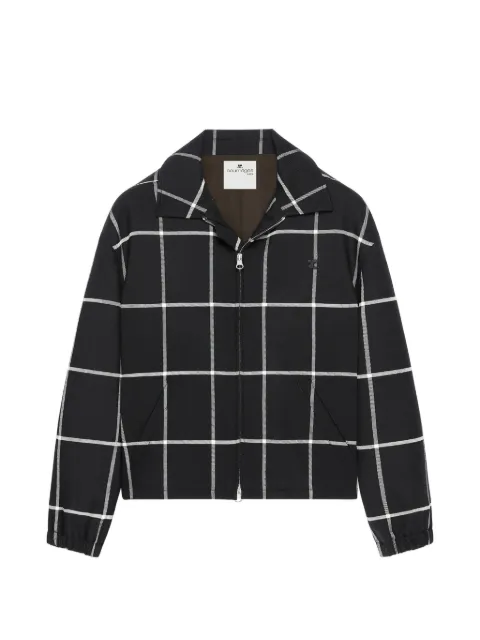 Courrèges chamarra bomber con motivo de cuadros