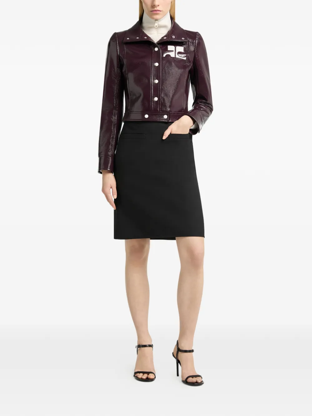 Courrèges Reedition Vinyl jack Rood