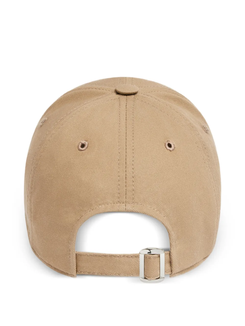 Courrèges Katoenen pet met AC-logo Beige