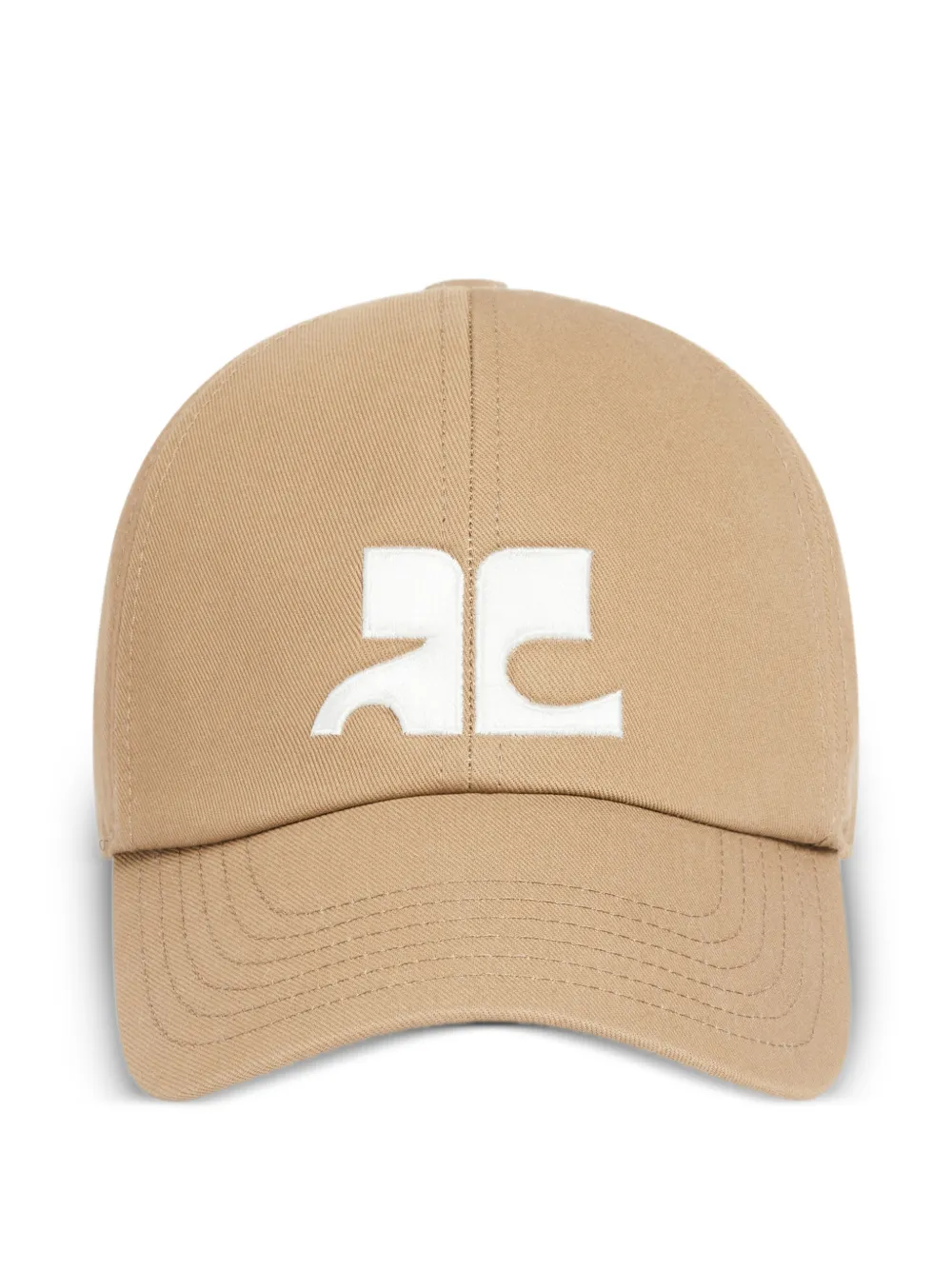 Courrèges AC-logo cotton cap - Toni neutri