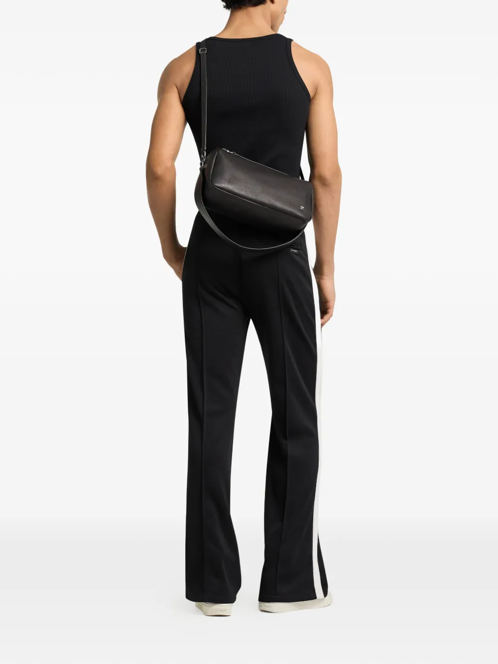 Courrèges Three Sixty medium schoudertas Zwart